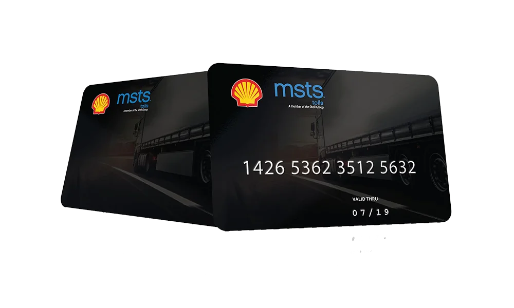 Tarjeta de peaje MSTS Tolls